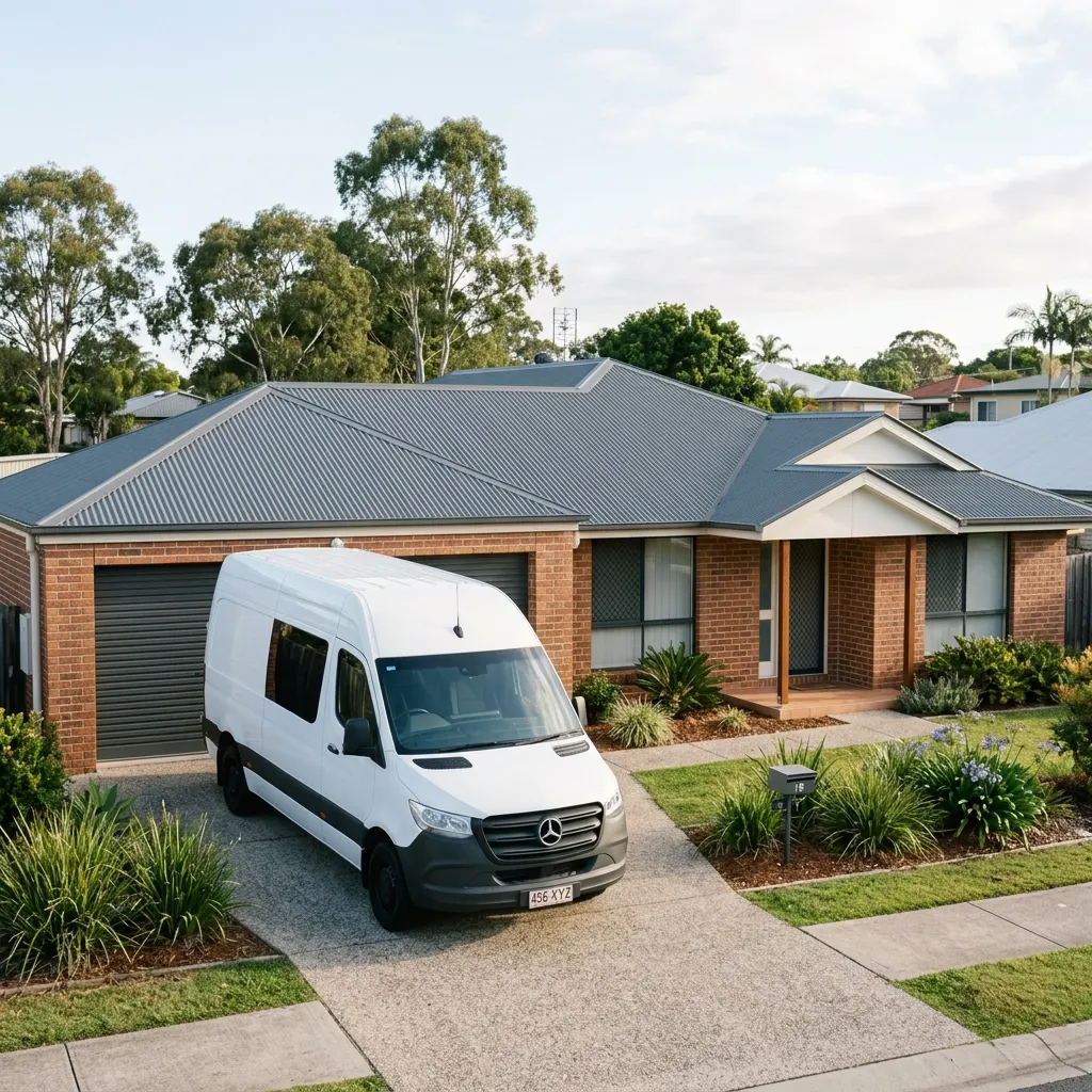 Unmarked Forensic Cleaning QLD van used for discreet biohazard callouts
